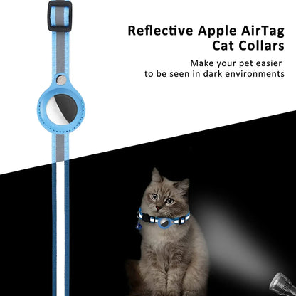 Anti-Lost Cat Collar for GPS Tracker With Protective Case And Bell