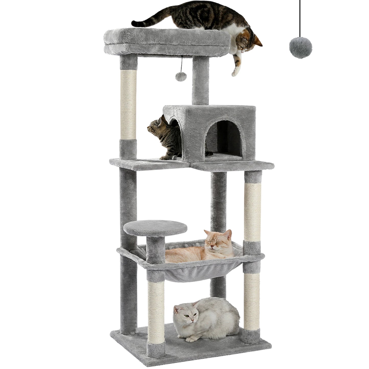 4-Level Cat Tower and Tree