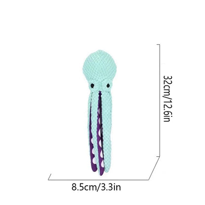 Octopus Squeaky Toy For Dogs